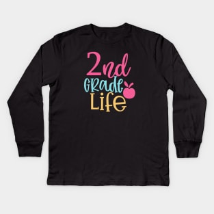 Second Grade Life Kids Long Sleeve T-Shirt